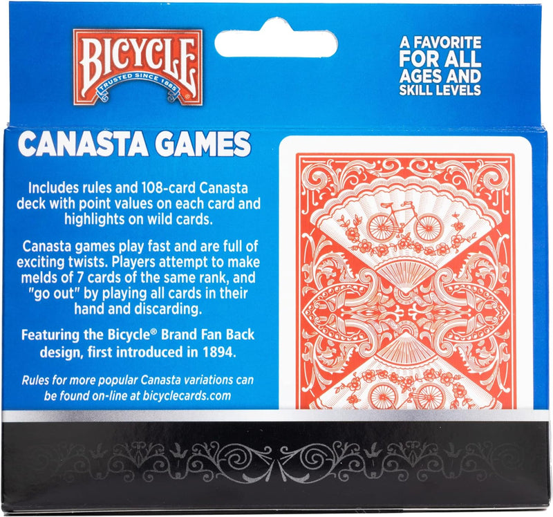 Bicycle 2 Pack Card Game Canasta