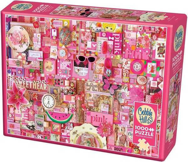 Cobble Hill 1000 Piece Puzzle Rainbow Project Pink