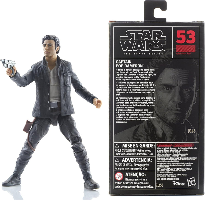 Star Wars The Black Series Captain Poe Dameron (Preowned New In Box)