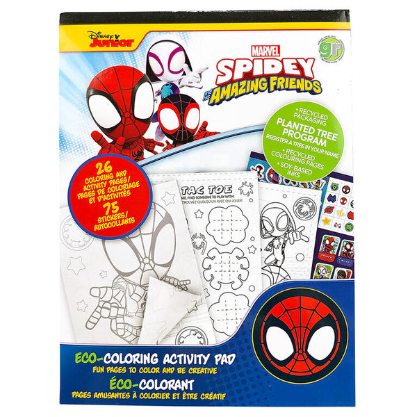 Greenre Spidey And His Amazing Friends Colouring Activity Pad