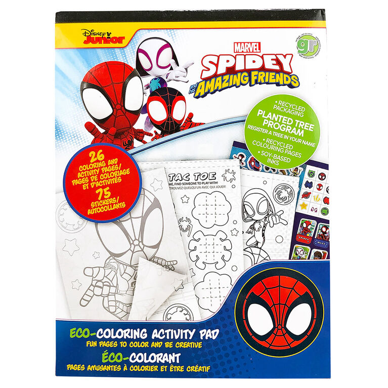 Greenre Spidey And His Amazing Friends Colouring Activity Pad