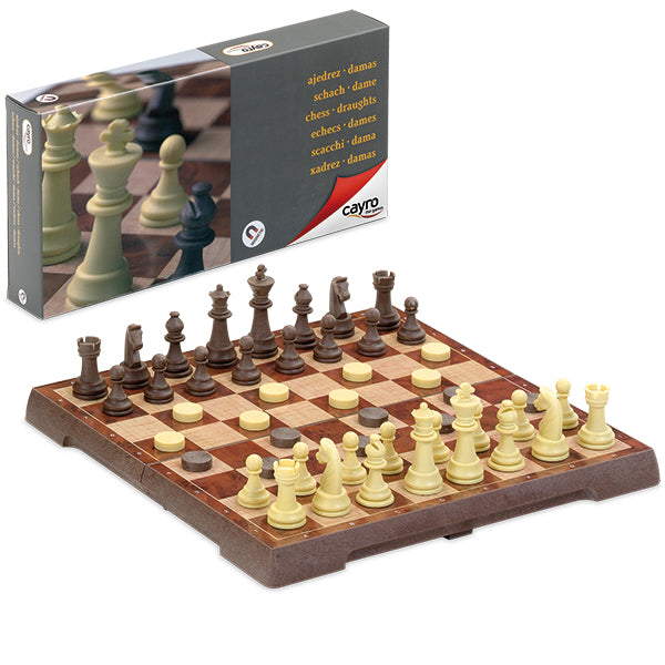 Magnetic Foldable Chess Set Travel Size