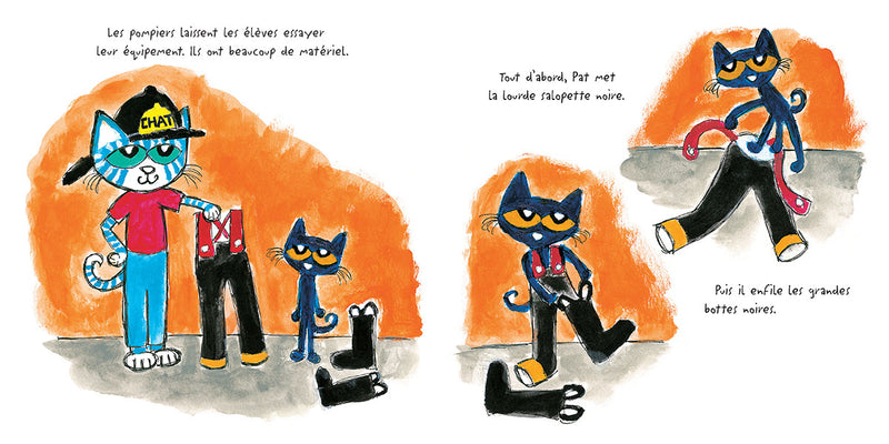 Pat Le Chat Pat Le Pompier (French)