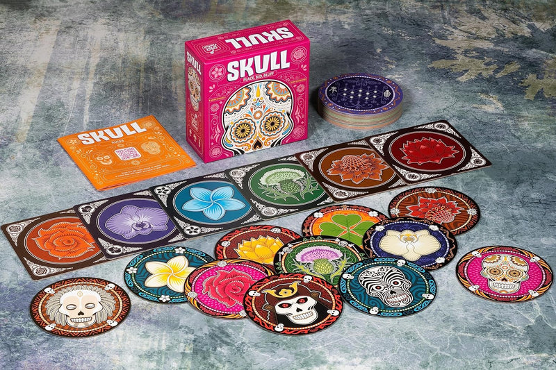 Skull: Place, Bid, Bluff Card Game