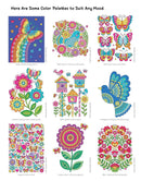 Birds Blooms And Butterflies Notebook Doodles Colouring And Activity Book