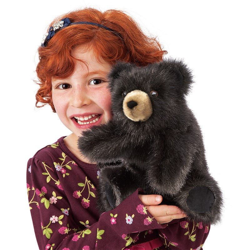 Folkmanis Baby Black Bear Puppet