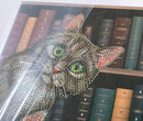 Crystal Art Notebook Kit Cats in the Library