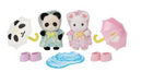Calico Critters Nursery Friends Rainy Day Duo