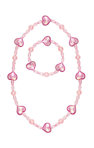 Necklace & Bracelet Set Cotton Candy