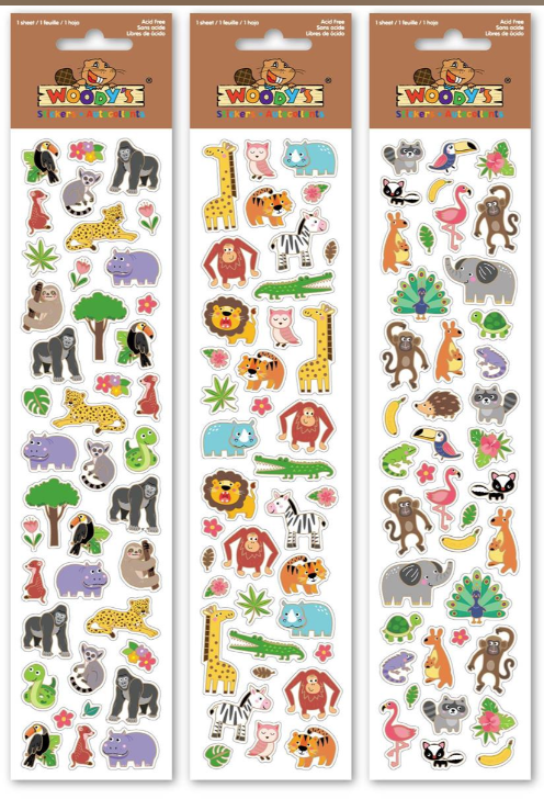 Woody's Stickers Jungle