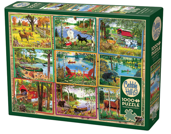 Cobble Hill 1000 Piece Postcards From The Lake Country