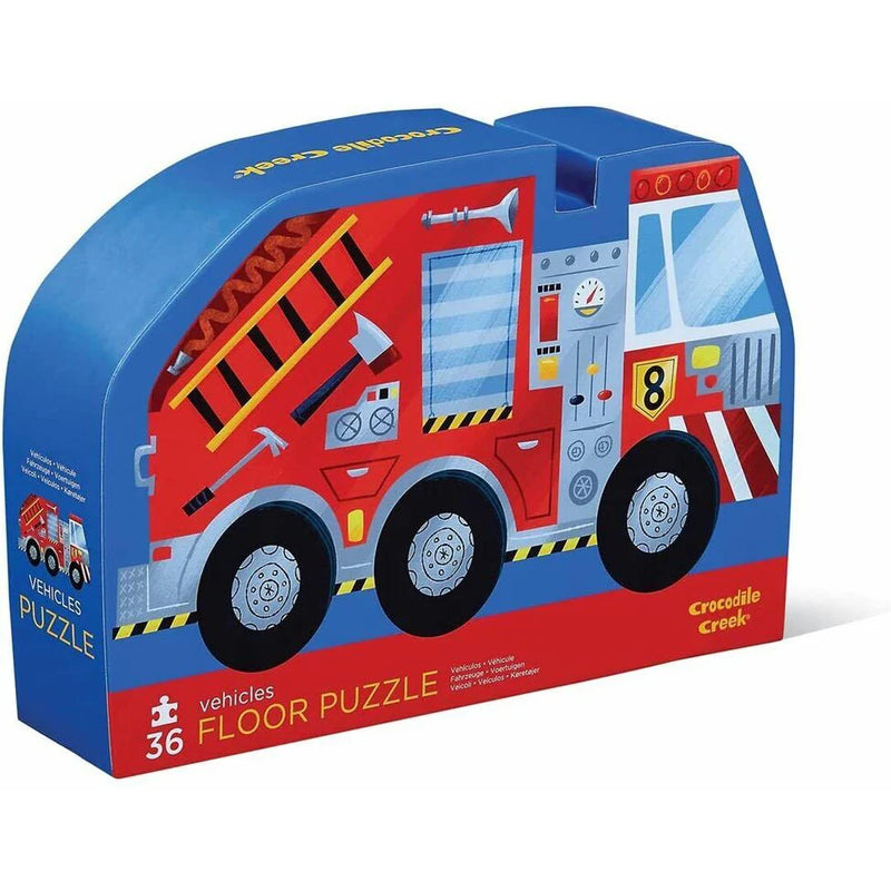 Crocodile Creek 36 Piece Floor Puzzle Vehicles