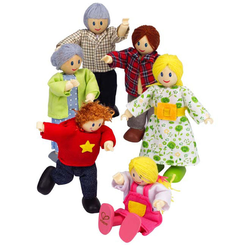 Hape Happy Family Caucasian Dolls