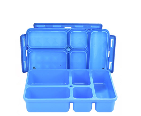 Go Green Lunchbox Small Size, 5 compartments, Blue