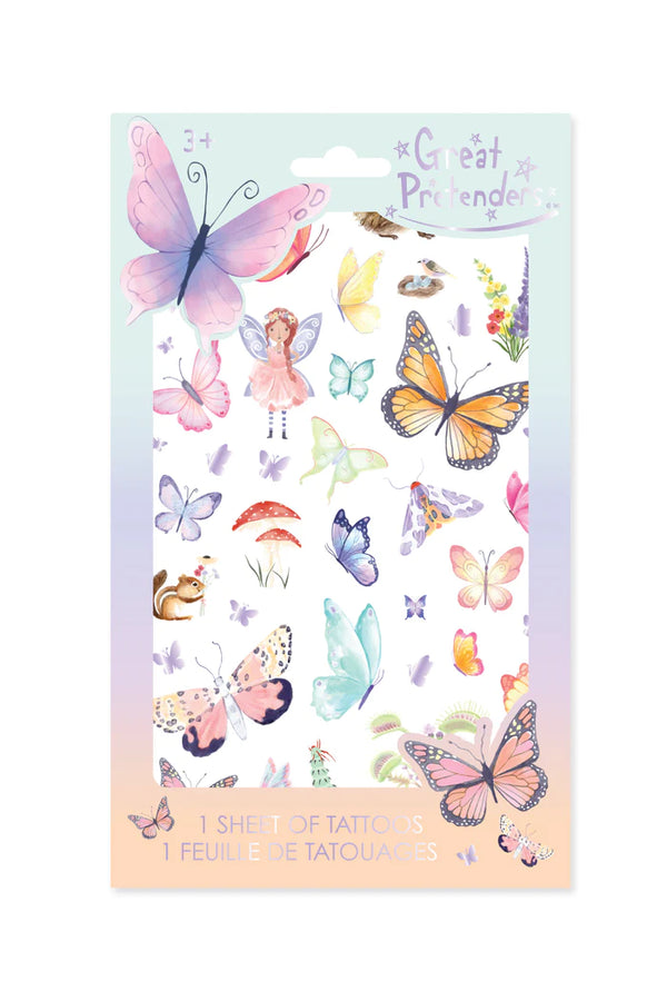 Great Pretenders Temporary Tattoos Float Like A Butterfly 18pc
