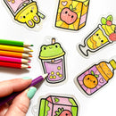 Tiger Tribe Shrinkorama Charm Bracelet Kawaii Drinks