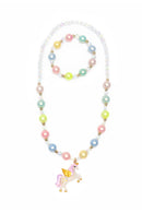 Great Pretenders Happy-Go-Unicorn Necklace and Bracelet Set