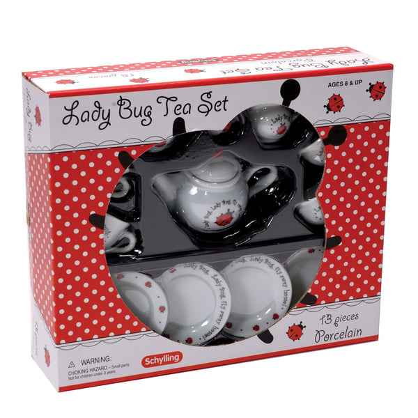 Schylling Ladybug Porcelain Tea Set