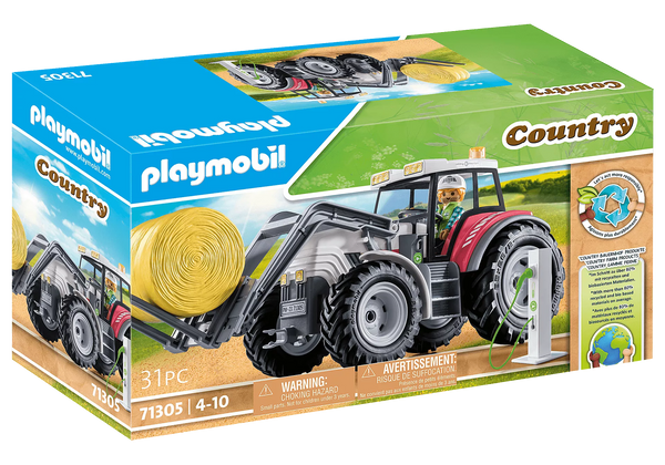 Playmobil Tractor With Accessories #71305