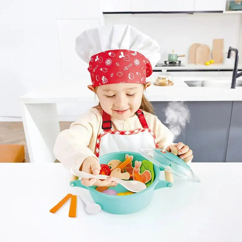 Hape Little Chef Cooking And Steam Playset