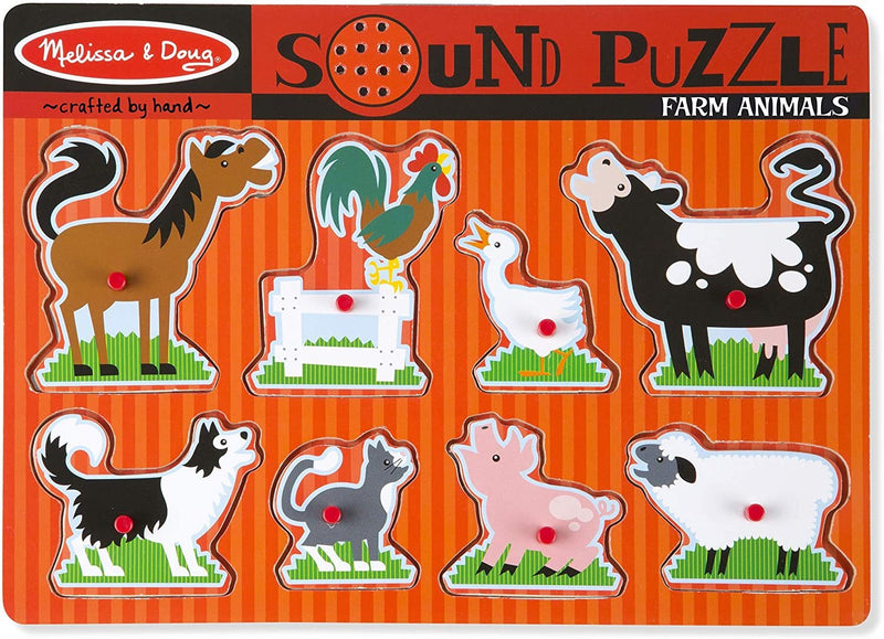 Melissa & Doug Sound Puzzle Farm Animals