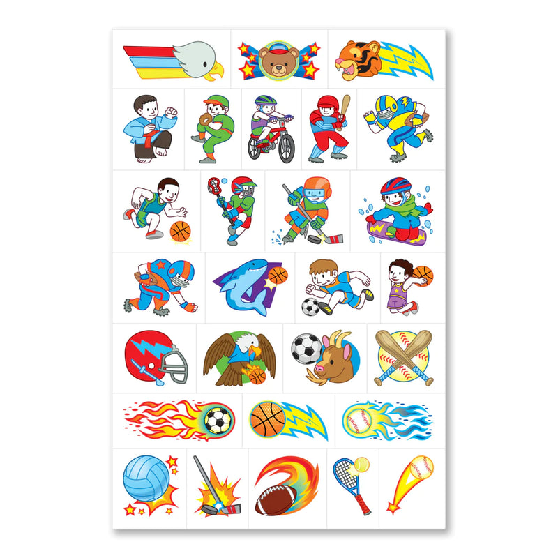 Melissa & Doug My First Temporary Tattoos Blue, Adventure, Creatures, Sports, and More