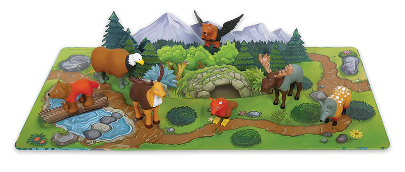 Magnetic Mini Mix or Match Vehicles Forest Friends
