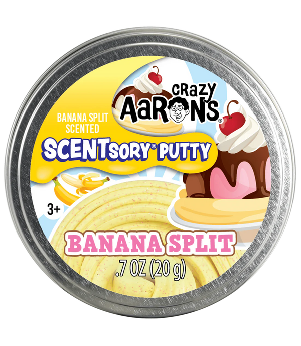 Crazy Aarons Scentsory Putty Banana Split Scented