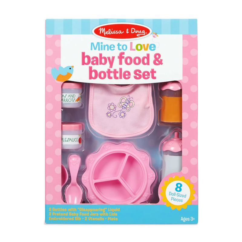 Melissa & Doug Mine To Love Baby Food And Bottle Set