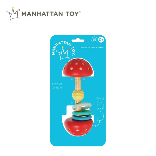 Manhattan Toy Toadstool Twist And Shake Rattle