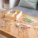 Melissa & Doug 4 In 1, 12 Piece Wooden Puzzles In A Box Construction
