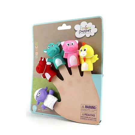 Animal Finger Puppets 5 Pieces