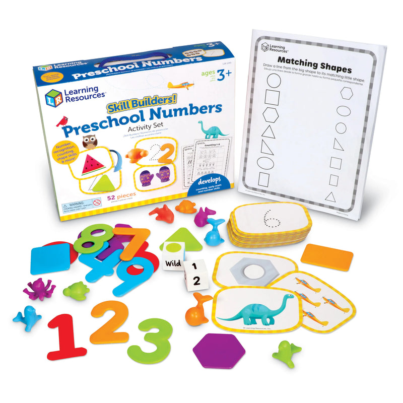 Learning Resources Skill Builders Preschool Numbers Activity Set