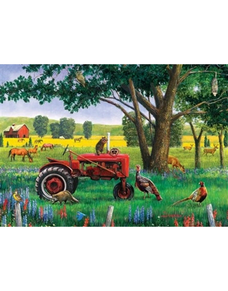 Cobble Hill 35 pc Tray Puzzle Red Tractor