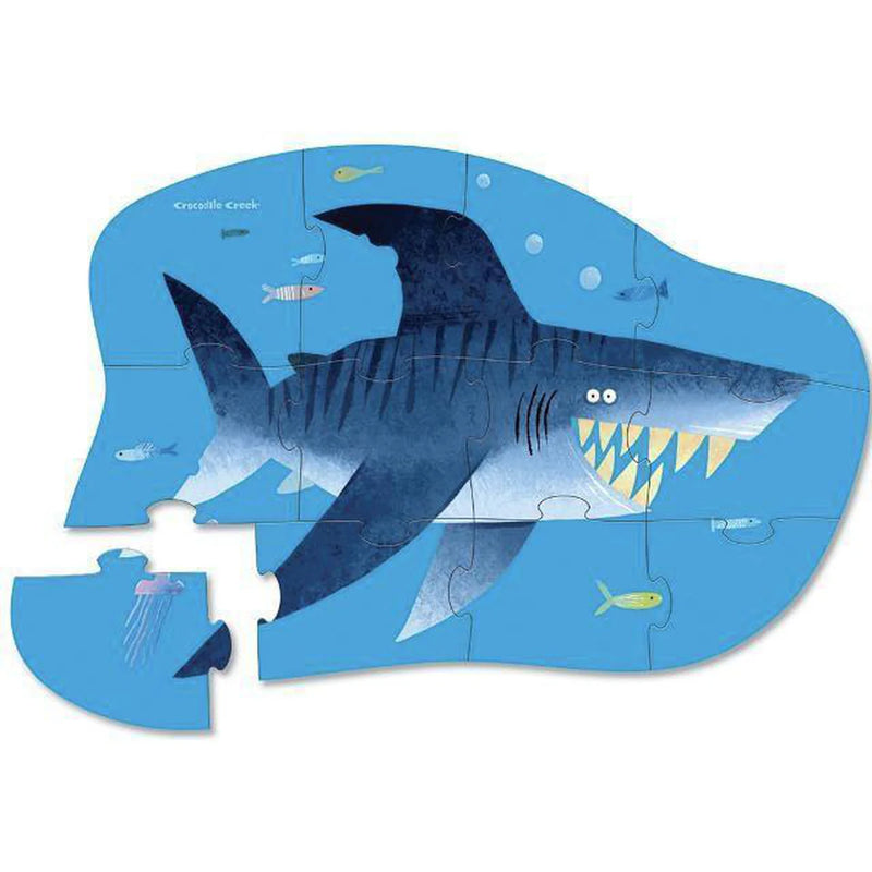 Crocodile Creek 12 Piece Puzzle Shark City