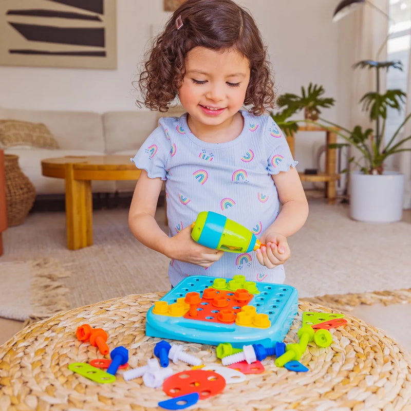 Educational Insights Design & Drill Shapes Workshop With Power Drill