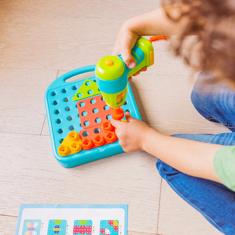 Educational Insights Design & Drill Shapes Workshop With Power Drill