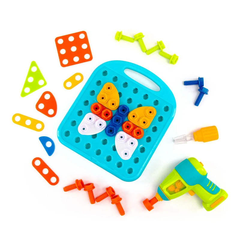 Educational Insights Design & Drill Shapes Workshop With Power Drill