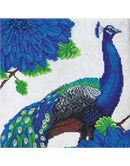 Crystal Art Medium Framed Kit Flowering Peacock