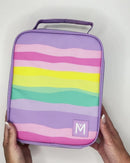 MontiiCo Large Insulated Lunch Bag And Ice Pack Sorbet Sunset