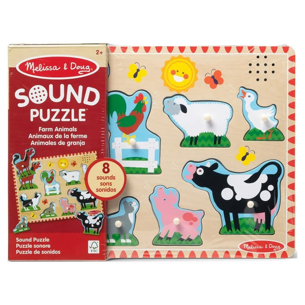 Melissa & Doug Sound Puzzle Farm Animals