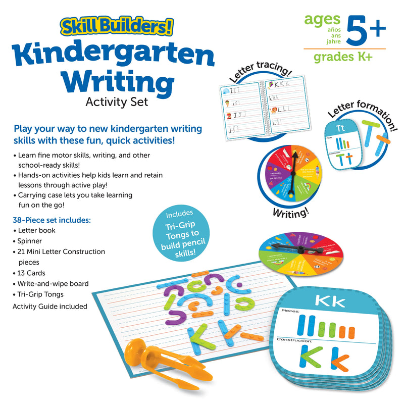 Learning Resources Skill Builders Kindergarten Writing Activity Set