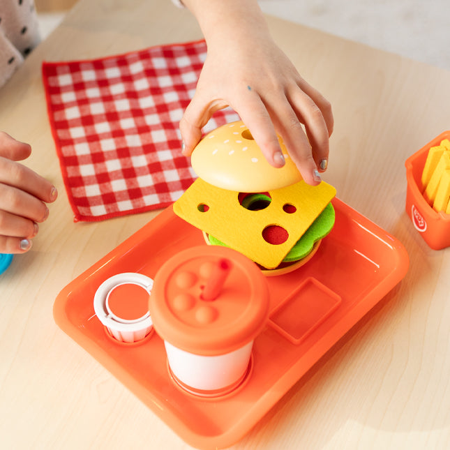 Fat Brain Toys Pretendables Burger And Fries