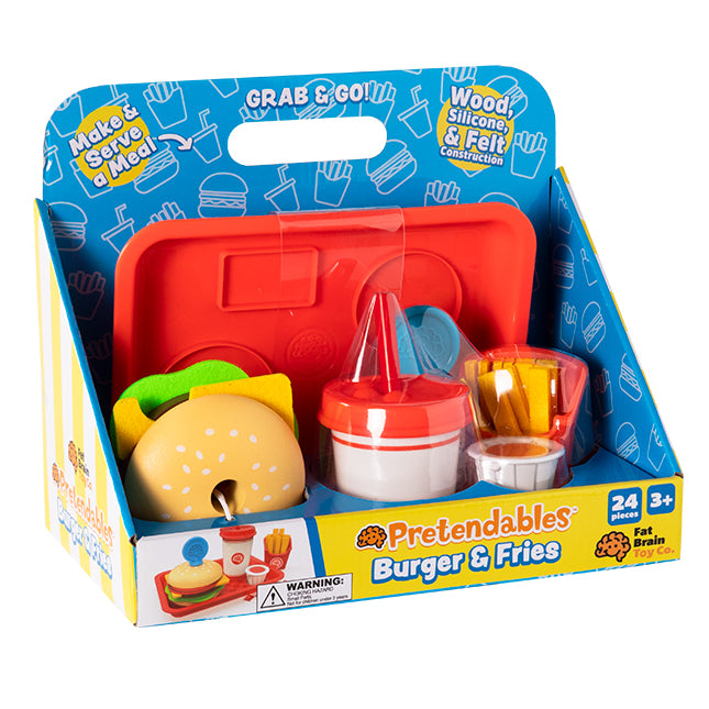 Fat Brain Toys Pretendables Burger And Fries