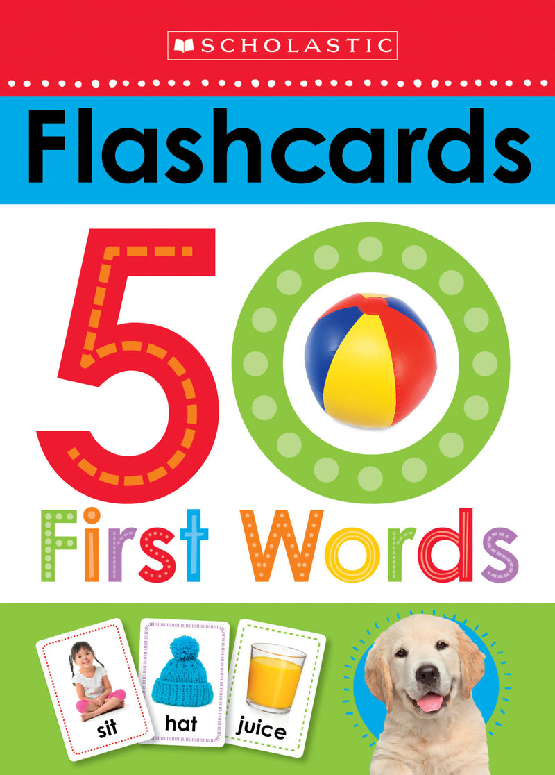 Scholastic Early Learners Flashcards 50 First Words