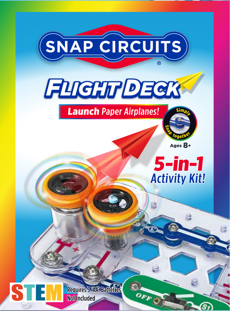 Elenco Snap Circuits Flight Deck, Launch Paper Airplanes