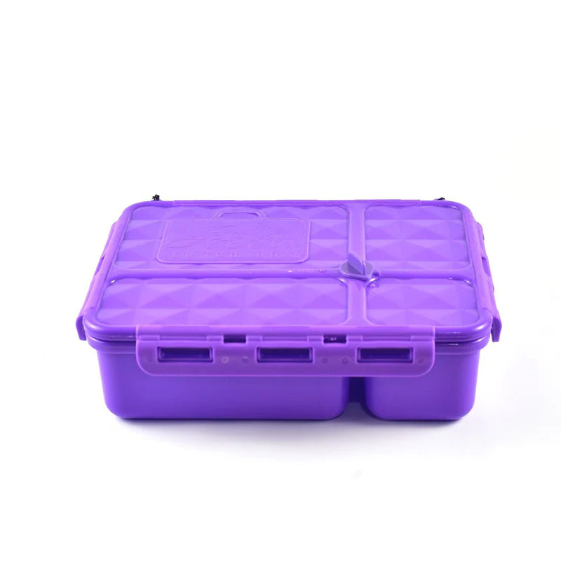 Go Green Lunchbox Medium Size, 4 Compartments, Purple