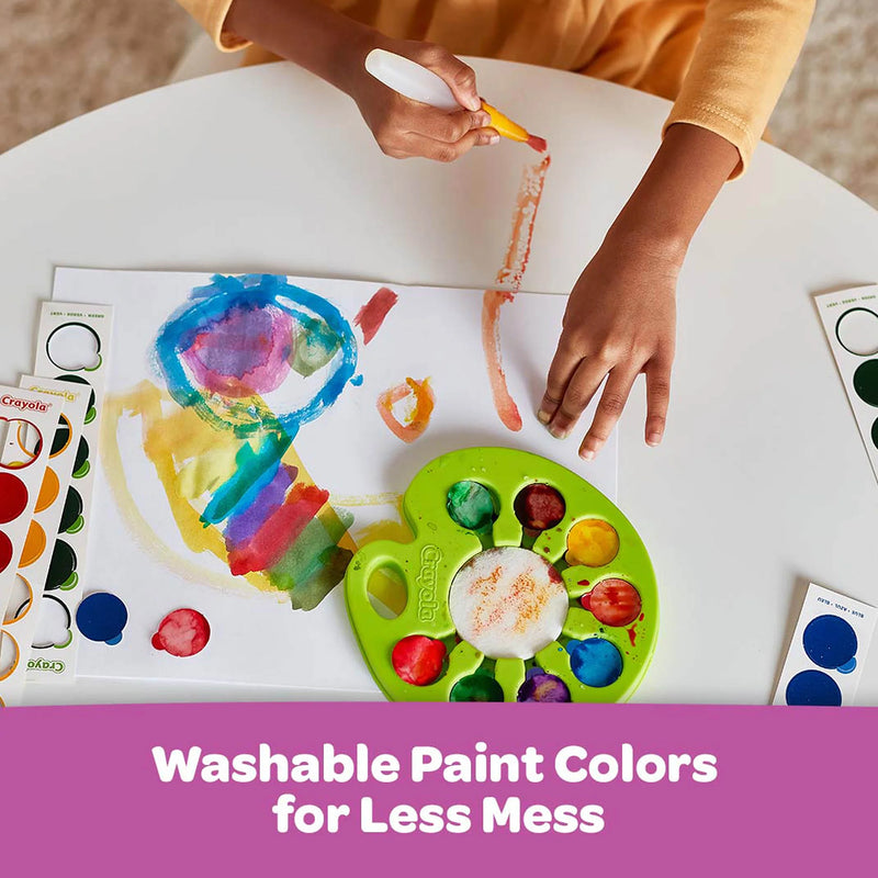 Crayola Washable Pop And Paint Watercolour Palette