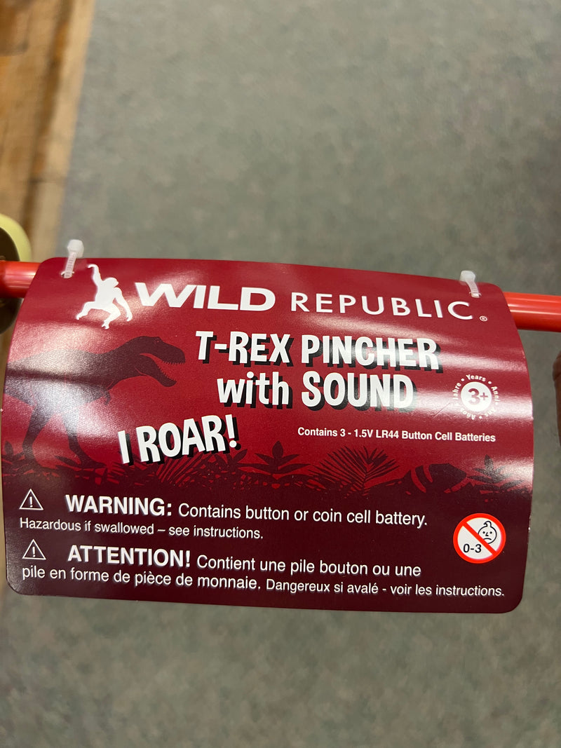 Wild Republic Pincher T-Rex with Sound