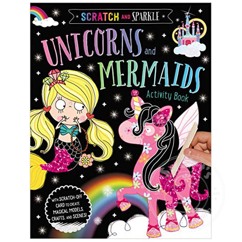 Scratch And Sparkle Unicorns And Mermaids Activity Book